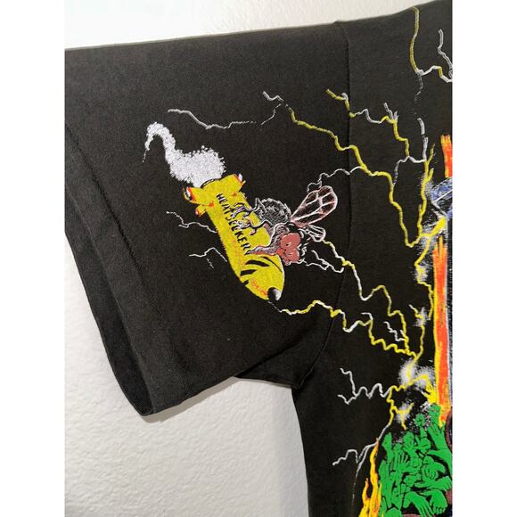 ACDC All Over Print Vintage Reprint Single Stitch T-shirt Giant - Picture 3 of 7